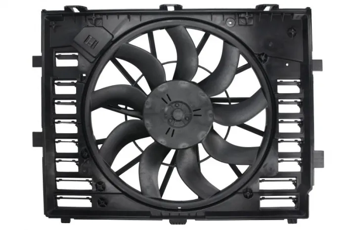 Ventilator radiator (cu carcasa) potrivit PORSCHE CAYENNE 3.0D 4.2D 08.14-