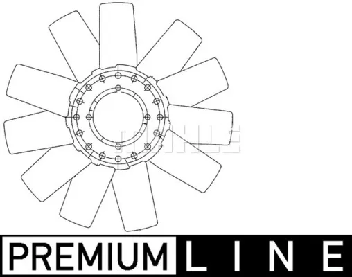 Ventilator radiator (diametru 390 mm, cu 11 palete) FORD TRANSIT, TRANSIT TOURNEO 4HA-4HD intre 1994-2000