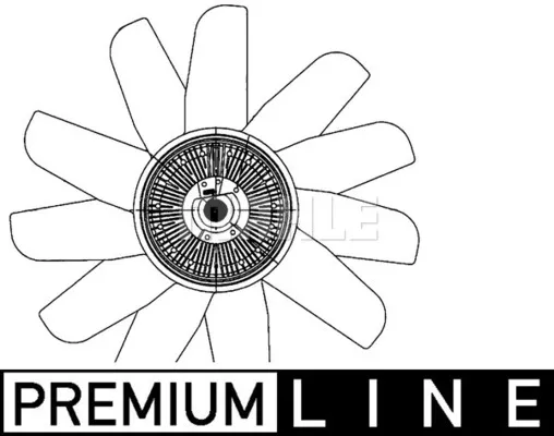 Ventilator radiator LAND ROVER DEFENDER, DISCOVERY II 2.2D 2.4D 2.5D intre 1998-2016