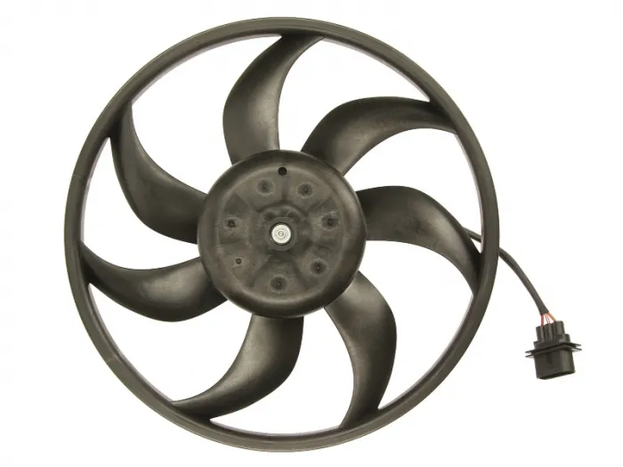 Ventilator radiator potrivit SEAT CORDOBA, IBIZA III; SKODA FABIA I, FABIA I PRAKTIK, FABIA II, ROOMSTER, ROOMSTER PRAKTIK; VW FOX, POLO 1.4D 10.01-03.10