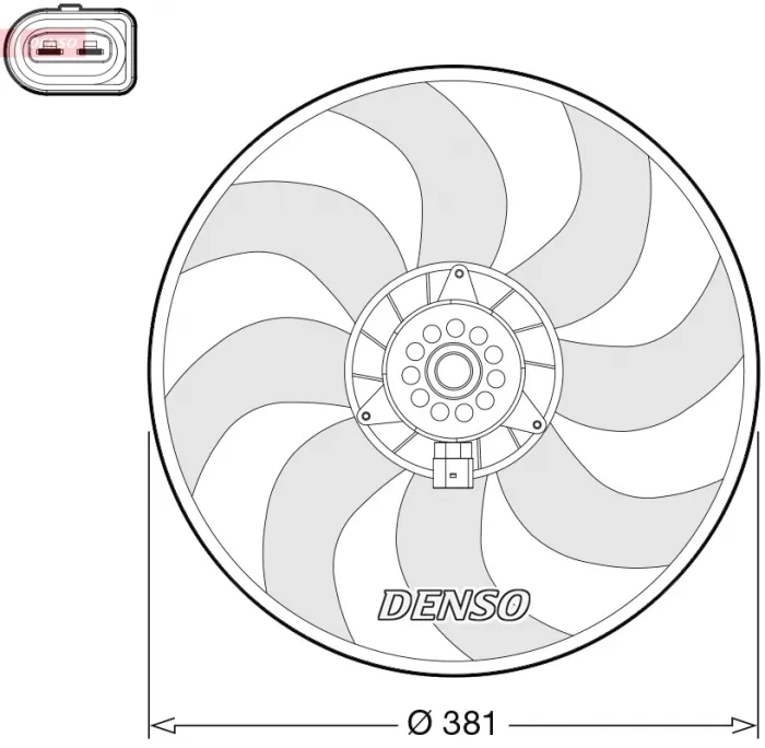 Ventilator radiator Stanga potrivit AUDI A6 ALLROAD C7, A6 C7, A7, Q3, Q5 1.4-3.0D 11.08-10.18