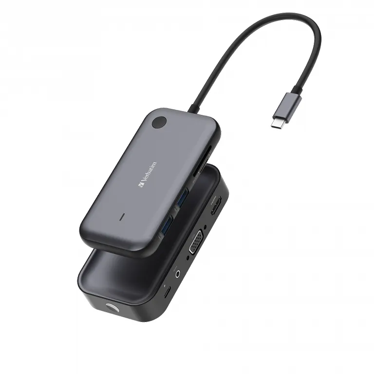 Verbatim Adaptor wireless Verbatim Share My Screen 1080pUSB-C, Hub WDA-01, Negru