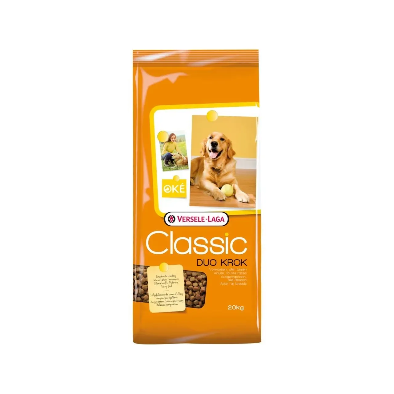 Hrana uscata caini, Versele-Laga Oke Duo Krok, 20 kg