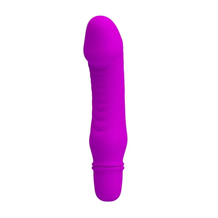 Vibrator Pretty Love Stev, 10 Moduri Vibratii, Silicon, Mov, 13.5 cm