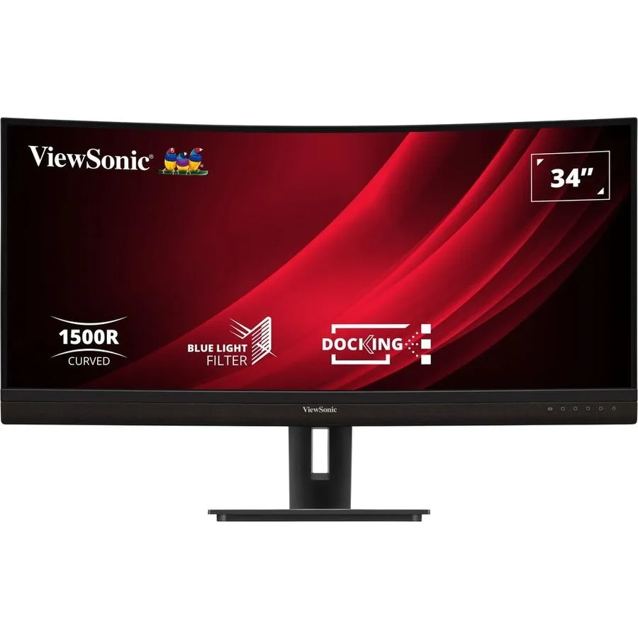 VIEWSONIC Monitor ViewSonic VG3456C, 34 inch, UWQHD, LED, VA, DisplayPort, HDMI, 100Hz, 5 ms,  Negru