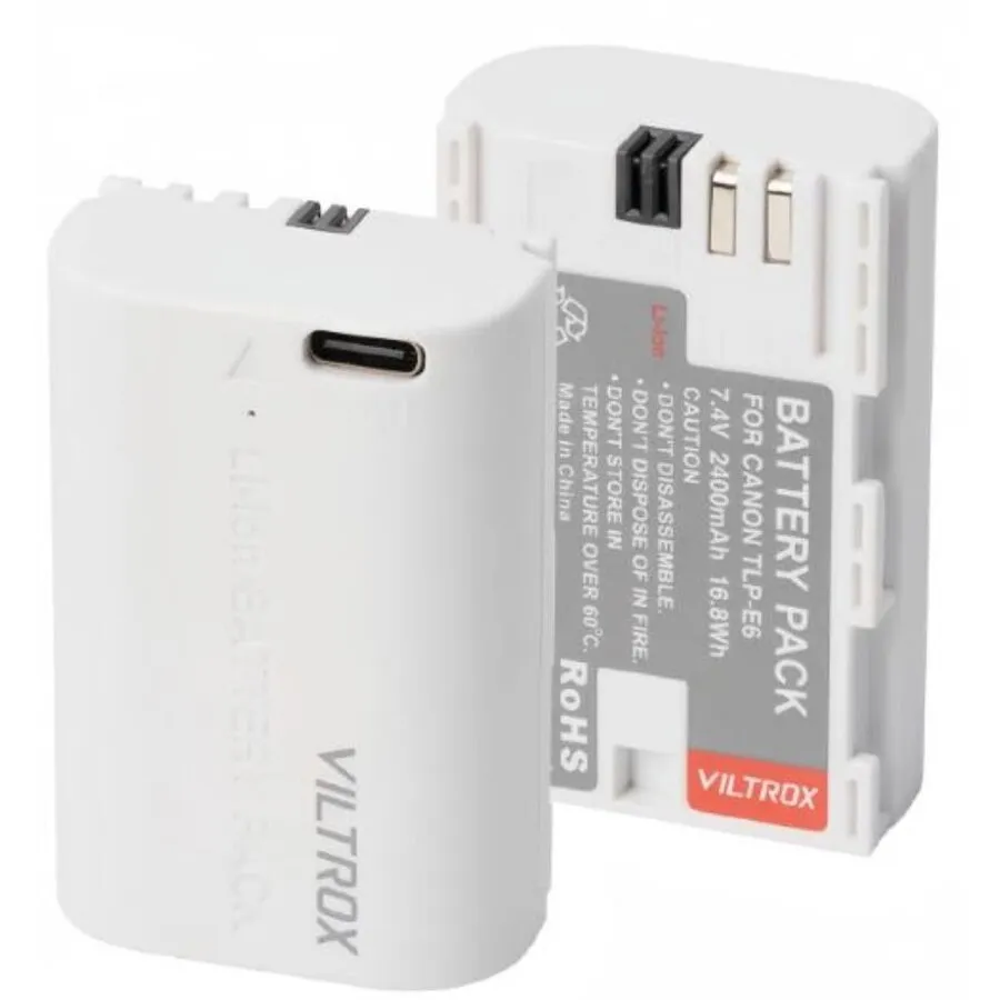 Viltrox Acumulator Viltrox TLP-E6 2400mah Type-C Pentru Camere Canon