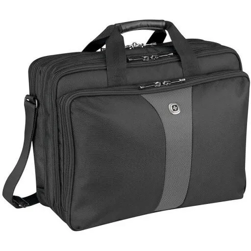 Wenger Geanta Laptop Wenger Legacy 600655 17 Triple Gusset Brief, Neagra