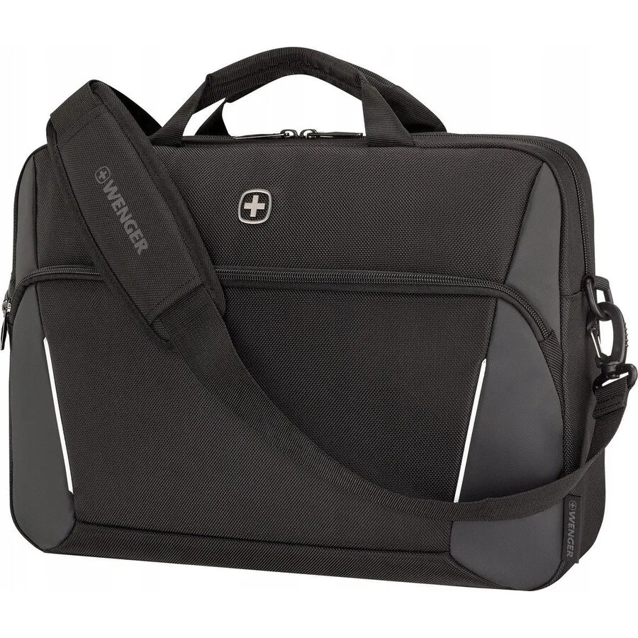 Wenger Servieta laptop WengerR XE Compact Brief 16, 40.64cm, 16”, cu buzunar pentru tableta, Neagra