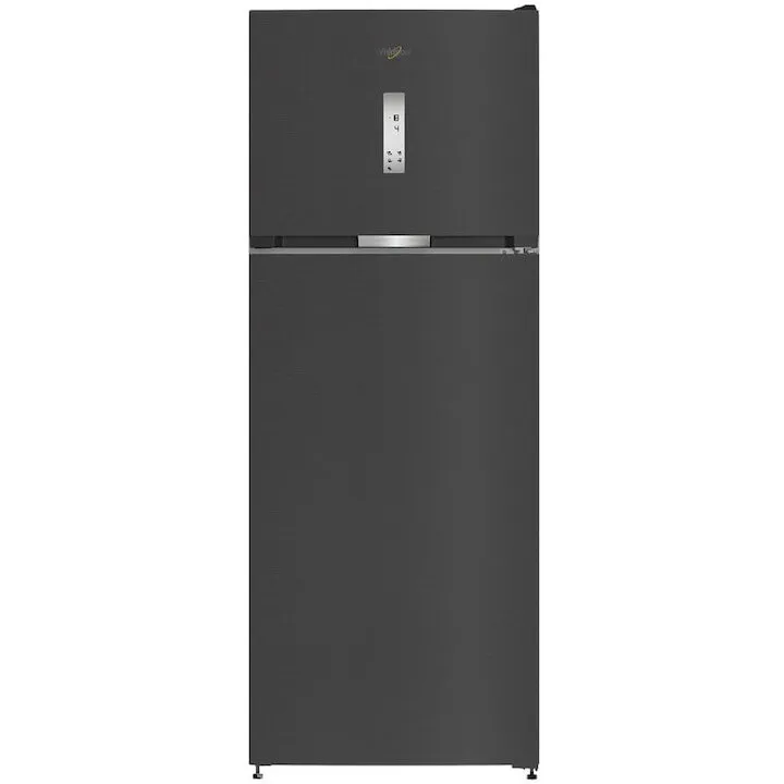 Whirlpool Frigider cu doua usi - Whirlpool WHD2 6473 X5E, Vol net total 477 l (Frigider 354 + Congelator 123), Clasa energetica D, Inaltime 186.5 cm, Compresor Inverter, Argintiu inchis