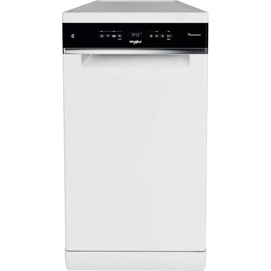 Whirlpool Masina de spalat vase independenta Whirlpool WSFO 3O23 PF, 10 seturi, 7 programe, Clasa E, 45 cm, alb