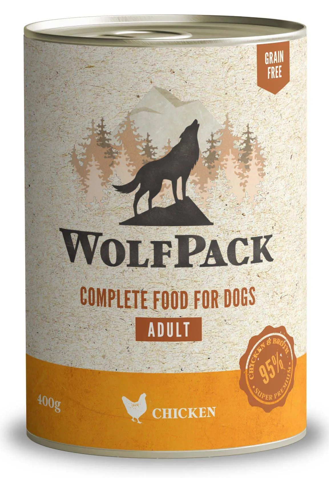 WOLFPACK Adult Pui, Hrană umedă pentru câini adulţi