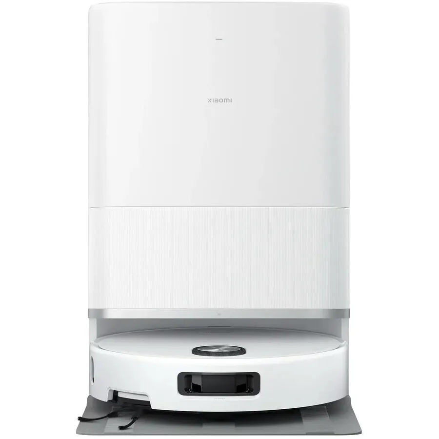 Xiaomi Aspirator robot Xiaomi Robot Vacuum 5 BHR0834EU, 55 W, 20000 Pa, Autonomie 140 minute, Control vocal si aplicatie, Scanare laser S-Cross, Recipient praf statie 2.5 l, Rezervor statie 4 l Alb