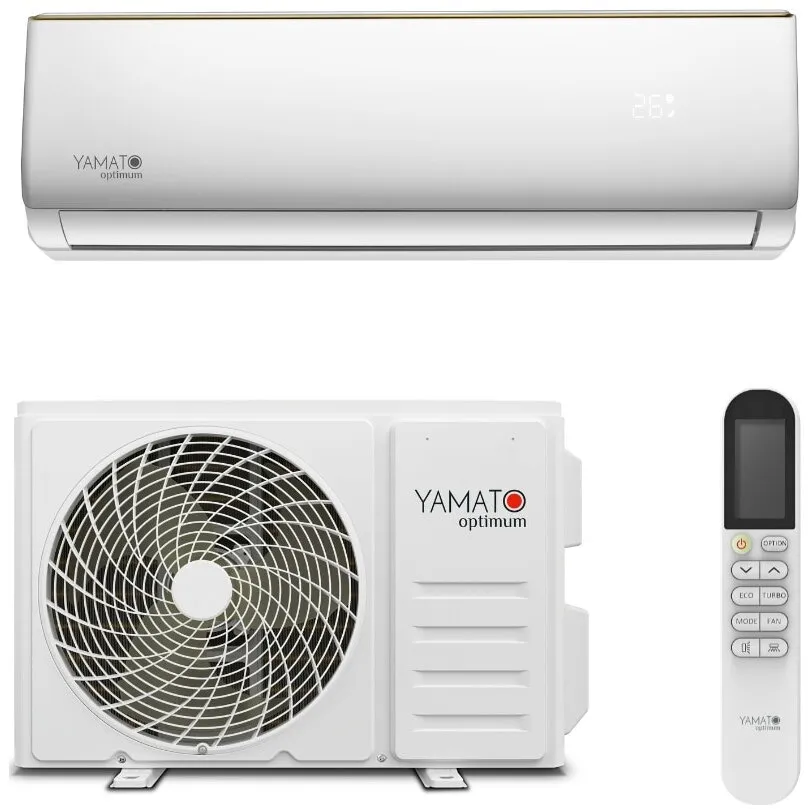 Yamato Aparat de aer conditionat Yamato Optimum YW18T2n, Gama 2025, 18000 BTU, Clasa A++/A+, Wi-Fi, Inverter, Golden Fin, Kit instalare inclus