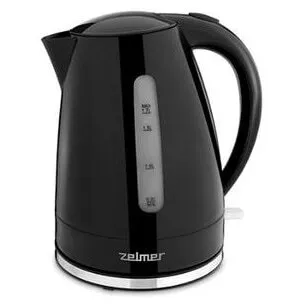 ZELMER Fierbator de apa Zelmer ZCK7617B, 1850-2200W, 1.7 l, plastic de calitate superioara, oprire automata la atingerea temperaturii dorite si la indepartarea de baza, Negru