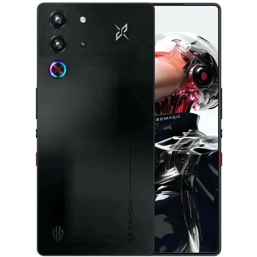 ZTE Telefon mobil Nubia Redmagic 10S Pro 5G, 256GB, 12GB RAM, 144Hz, Snapdragon 8 Elite Leading Version, 6.85 Inch 1.5K Full Screen Gaming Phone, 50MP Camera, 80W Charger, Nightfall